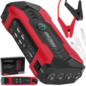 MOCNY AKUMULATOR POWERBANK JUMP STARTER 800A - 28000 ROZRUSZNIK AWARYJNY