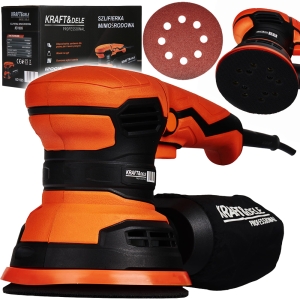 UNIWERSALNA SZLIFIERKA MIMOŚRODOWA OSCYLACYJNA DO DREWNA METALU 125mm 1200W