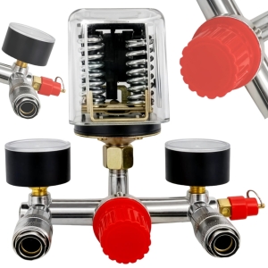 PRESOSTAT 400V WŁĄCZNIK CIŚNIENIOWY DO KOMPRESORA SPRĘŻARKI 3 FAZY SIŁOWY