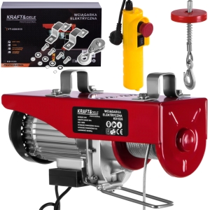 WYCIĄGARKA WCIĄGARKA ELEKTRYCZNA LINOWA 800KG 230V 400KG 