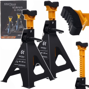 KOBYŁKI WARSZTATOWE SAMOCHODOWE PODSTAWKI PODPORY 2 SZTUKI 6T 400-585 mm