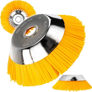 SZCZOTKA DO KOSY NYLONOWA DO CZYSZCZENIA BRUKU MCHU CHWASTÓW 200mm 25,4mm