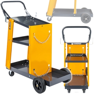 WÓZEK SPAWALNICZY DO SPAWAREK Z MIEJSCEM NA BUTLĘ 73x85x40cm UDŹWIG 100kg