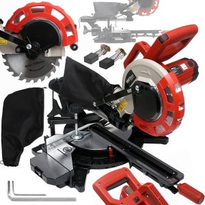 PIŁA UKOSOWA DO DREWNA POSUW LASER UKOŚNICA PILARKA 2200W TARCZA 210mm