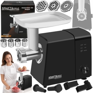MASZYNKA DO MIELENIA MIĘSA ELEKTRYCZNA SZATKOWNICA 2200W + AKCESORIA