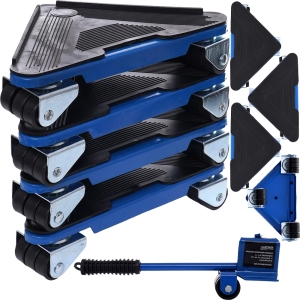 ZESTAW DO TRANSPORTU MEBLI ROLKI Z WÓZKIEM 300kg