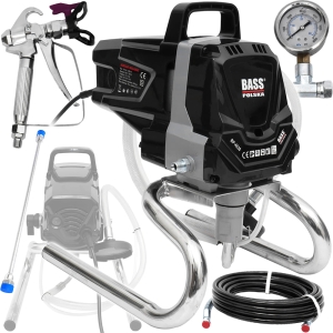 AGREGAT MALARSKI TŁOKOWY DO MALOWANIA PISTOLET PRZEDŁUŻKA 1250W 230V/50Hz
