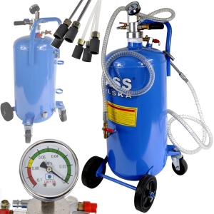 ODSYSARKA PNEUMATYCZNA 10L WYSYSARKA DO OLEJU ZLEWARKA + SONDY