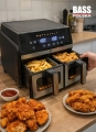 Frytkownica beztłuszczowa Air Fryer dwu komorowa 2x4,5L Bass Polska_5.jpg