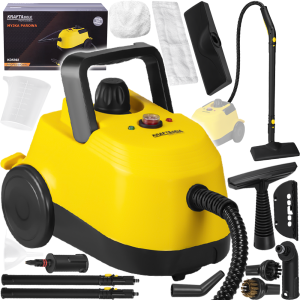 MYJKA PAROWA PAROWNICA CZYŚCIK MOP PAROWY 2100W + AKCESORIA ZESTAW XXL