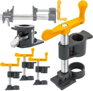 ŚCISK STOLARSKI RUROWY 3/4" 50mm ZESTAW 4 SZTUK ŚCISKI STOLARSKIE