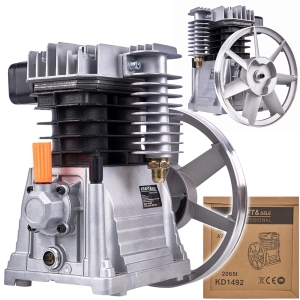 SPRĘŻARKA POMPA POWIETRZA 2200W KOMPRESOR 400l/min 8bar DWUTŁOKOWA 3KM