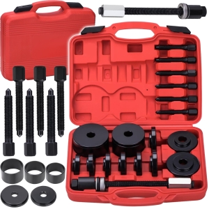 PRASA ADAPTERY ŚCIĄGACZ ŚRUBOWY PIAST ŁOŻYSK PIASTY TULEI ZESTAW 19el 