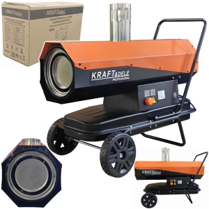 NAGRZEWNICA SPALINOWA DMUCHAWA OLEJOWA 30KW 520 m³/h TERMOSTAT WENTYLATOR