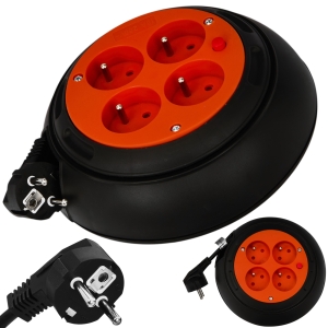 PRZEDŁUŻACZ ZWIJANY OGRODOWY BUDOWLANY NA BĘBNIE 6M 