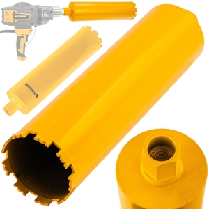 WIERTŁO KORONKOWE DIAMENTOWE DO BETONU WIERTNICY OTWORNICA RDZEŃ 112x450mm