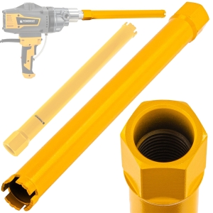 WIERTŁO KORONKOWE DIAMENTOWE DO BETONU WIERTNICY OTWORNICA RDZEŃ 42x450mm