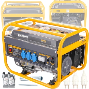 AGREGAT PRĄDOTWÓRCZY GENERATOR PRĄDU 3000W 230V AVR 7 KM + OLEJ