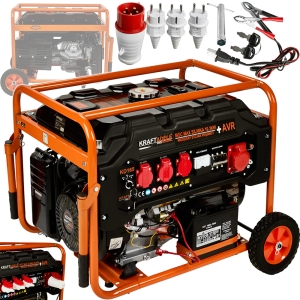 AGREGAT PRĄDOTWÓRCZY GENERATOR PRĄDU 5500W 15KM 3-FAZOWY 4-SUW BENZYNA
