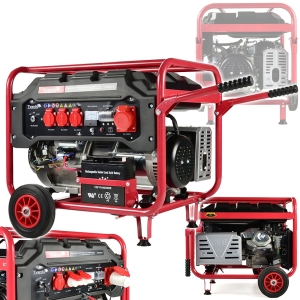 AGREGAT PRĄDOTWÓRCZY GENERATOR PRĄDU AVR 6,6 kW 15KM 230V/400V OHV BENZYNA