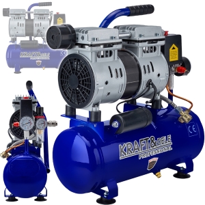 KOMPRESOR BEZOLEJOWY 9L 550W 155L/min 8BAR KOMPAKTOWA SPRĘŻARKA POWIETRZA