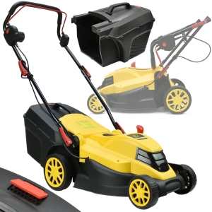 KOSIARKA ELEKTRYCZNA DO TRAWY 38cm REGULACJA WYSOKOŚCI 40L 230V/50Hz