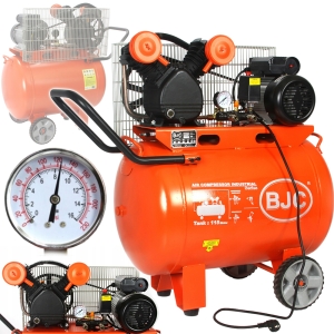KOMPRESOR OLEJOWY SPRĘŻARKA POWIETRZA 115L 2 TŁOKI 2,2kW 10 BAR 230V/50Hz 