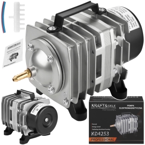 POMPA ELEKTROMAGNETYCZNA NAPOWIETRZACZ DO AKWARIUM STAWU OCZKA 50W 3900L/H