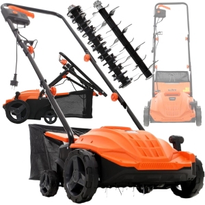 AERATOR WERTYKULATOR ELEKTRYCZNY 3w1 2400W AREATOR TRAWY REGULACJA KOSZ 40L