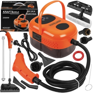 MYJKA PAROWA 2500W PAROWNICA RĘCZNA DO OKIEN TAPICERKI DEZYNFEKCJI KUCHNI