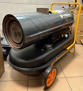 !! OUTLET 4 !! NAGRZEWNICA OLEJOWA 30 KW Z KOMINEM SPALINOWA DMUCHAWA + TERMOSTAT LCD PIEC 30kw