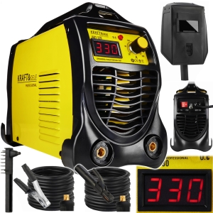 SPAWARKA INWERTEROWA INWERTOROWA IGBT MMA TIG 20-330A LCD ZESTAW +AKCESORIA