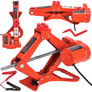 LEWAREK SAMOCHODOWY ELEKTRYCZNY PODNOŚNIK TRAPEZOWY 12V 3000KG 120-350MM