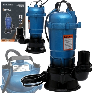POMPA ZATAPIALNA DO WODY BRUDNEJ SZAMBA ROZDRABNIACZ 2850W 230V 2" 21000l/h