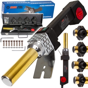 ZGRZEWARKA TRZPIENIOWA DO RUR 16-32mm 1850W DOCZOŁOWA MATRYCE ZESTAW