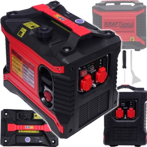 AGREGAT PRĄDOTWÓRCZY GENERATOR PRĄDU INWERTOROWY 2500W 2,5kW 230V BENZYNA