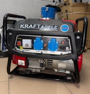 !! OUTLET 8 !! AGREGAT PRĄDOTWÓRCZY GENERATOR PRĄDU 3KM BENZYNA 1500W 4-SUW OHV 230V/12V