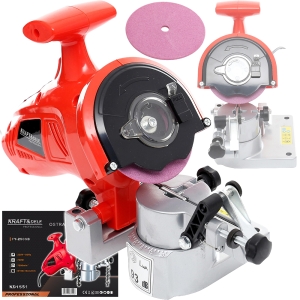 ELEKTRYCZNA OSTRZAŁKA DO ŁAŃCUCHÓW 760W 230V/50Hz ZESTAW + TARCZE