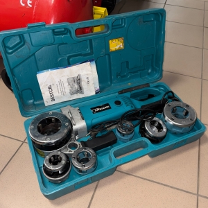 !! OUTLET 13 !! GWINTOWNICA ELEKTRYCZNA DO RUR 6 NARZYNEK ZESTAW