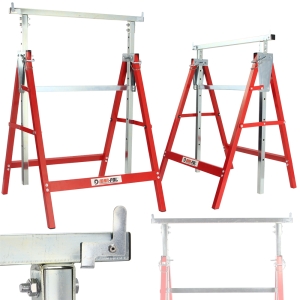 KOBYŁKA KOBYŁKI STOJAKI WARSZTATOWE 2 szt. PODPORA STOJAK 150kg 80-130cm