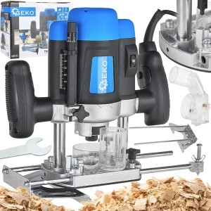 FREZARKA GÓRNOWRZECIONOWA DO DREWNA 1200W REGULACJA OBROTÓW 6mm 8mm 0-50mm
