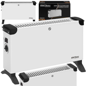 GRZEJNIK ELEKTRYCZNY KONWEKTOROWY Z TERMOSTATEM 1800W - 2000W 