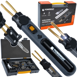 SPAWARKA AKUMULATOROWA DO PLASTIKU ZGRZEWARKA LED 4,2V 2000mAh 300 ZSZYWEK