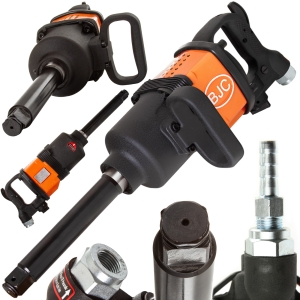KLUCZ PNEUMATYCZNY 1'' 4800NM PNEUMAT UDAROWY DO KÓŁ TIR +2 NASADKI 32,33mm