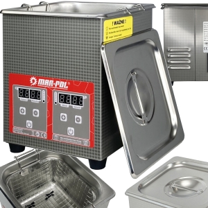 MYJKA WANNA ULTRADŹWIĘKOWA 2L STERYLIZATOR MYCIA CZĘŚCI 60W LED 230V