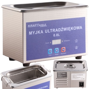 MYJKA WANNA ULTRADŹWIĘKOWA 40W 48KHz Z KOSZEM 0,8L STERYLIZATOR KOSMETYCZNY